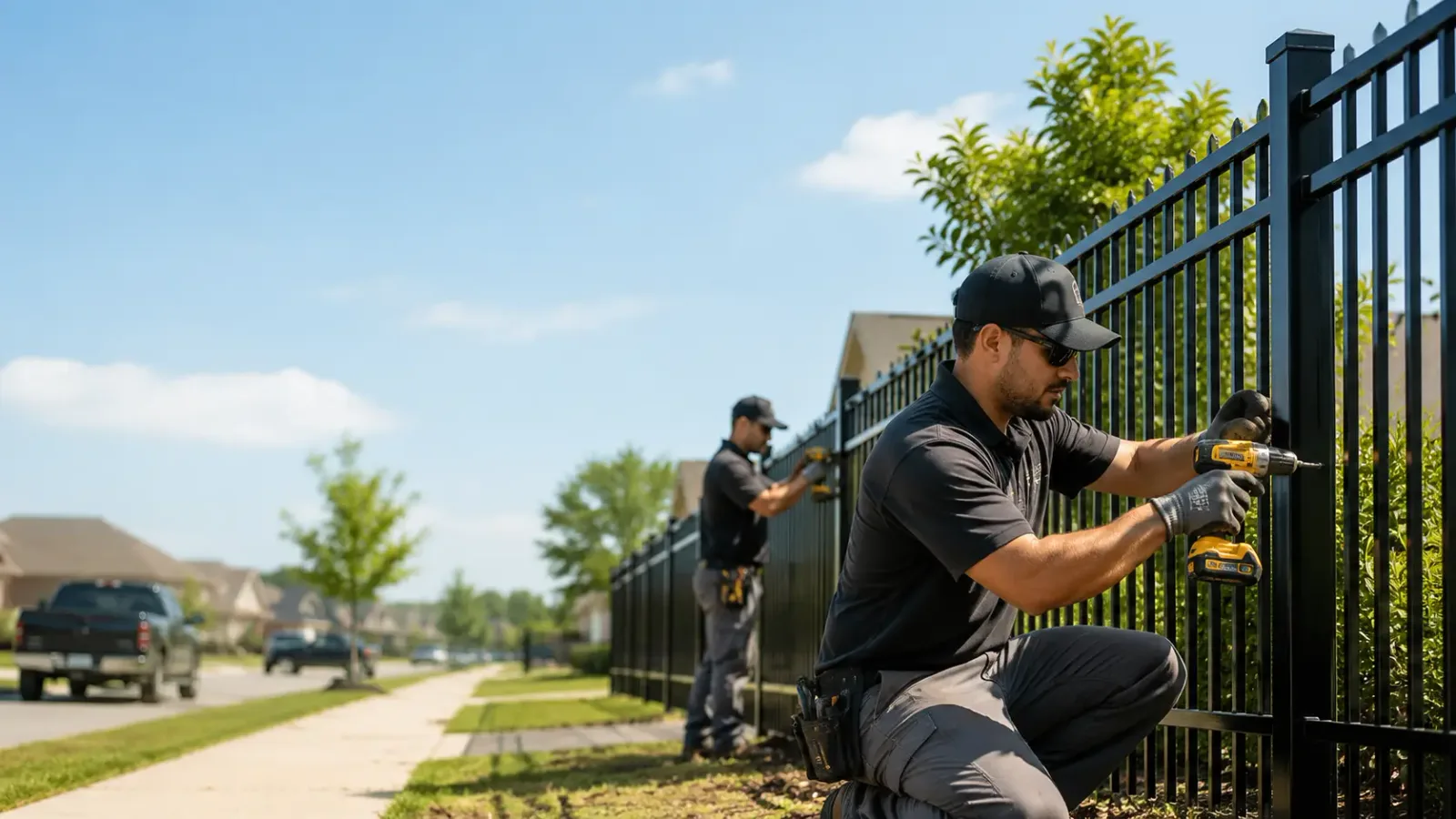 Metal Fence Installation in Reklaw, TX